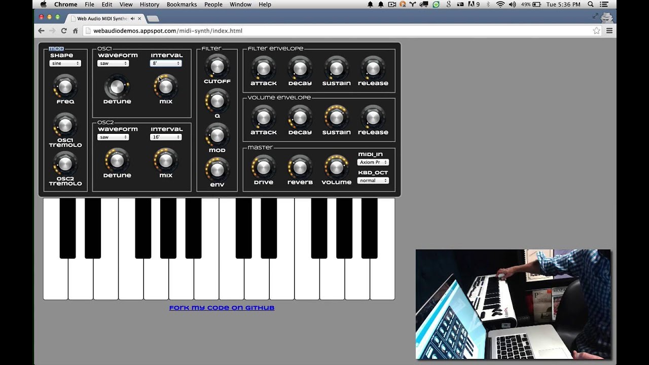 Web MIDI by Sam Dutton