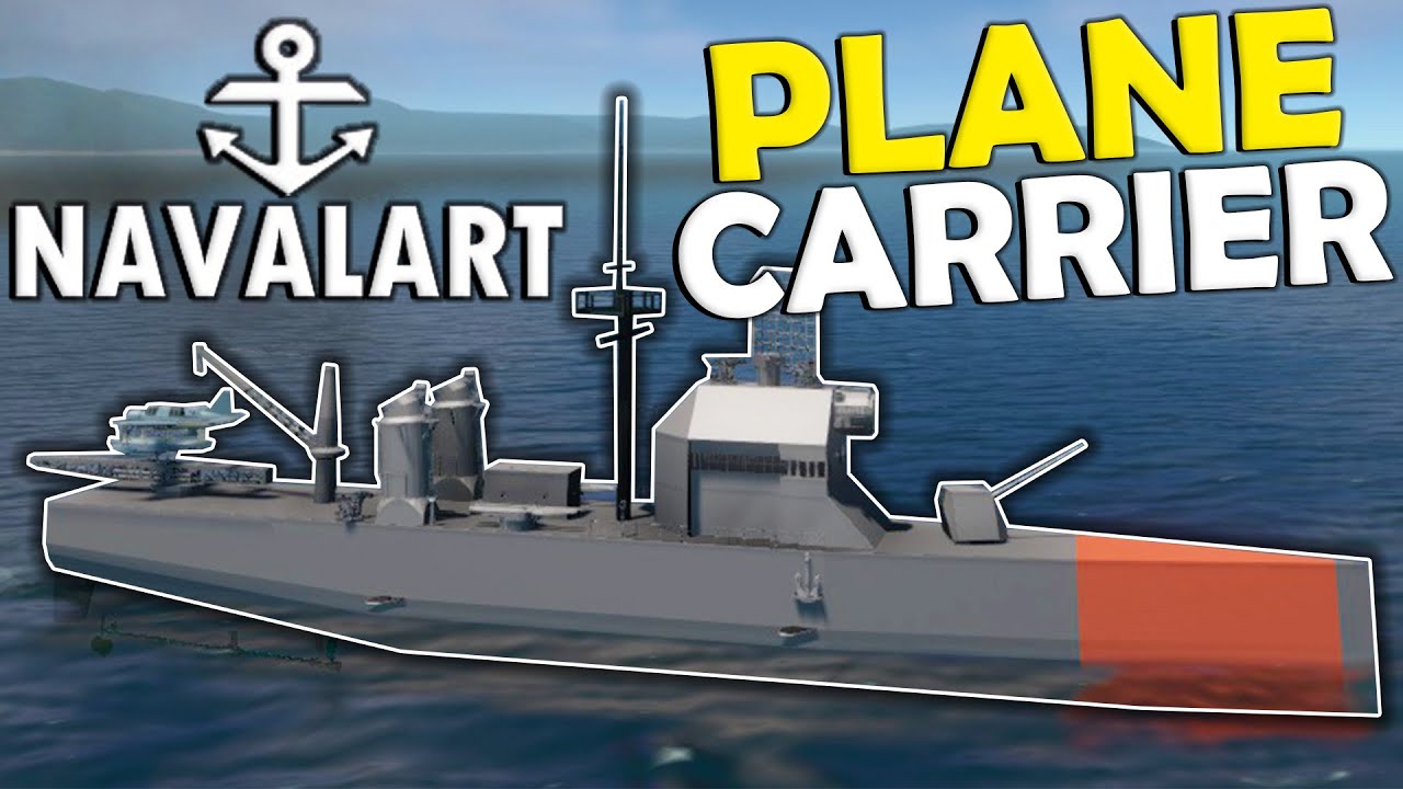 Tiny Navy PLANE CARRIER! - Naval Art Gameplay