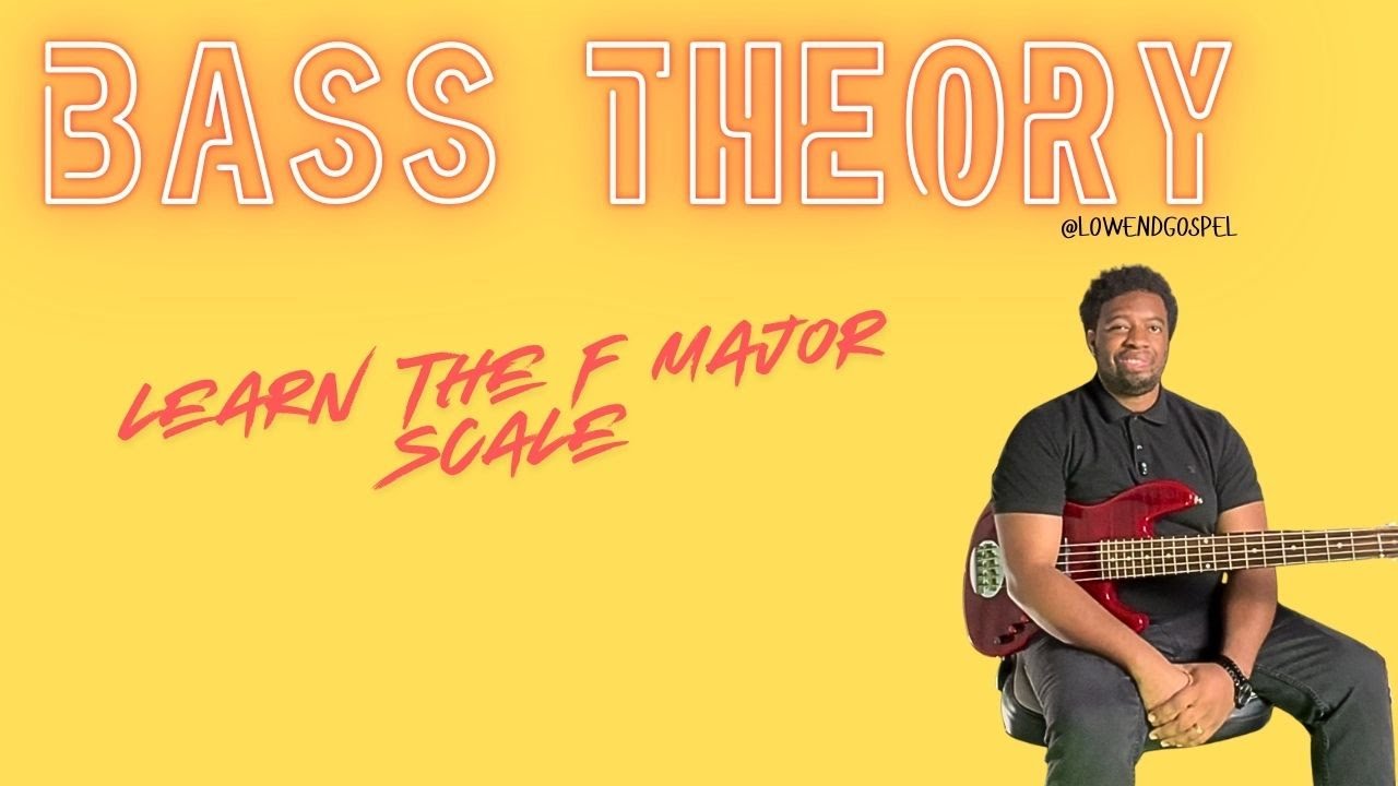 How to play the F major scale on bass