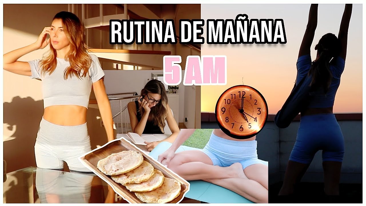 Mi RUTINA de MAÑANA a las 5 AM  ☀️ en sábado. HÁBITOS que me han cambiado la vida | Ani Pocino