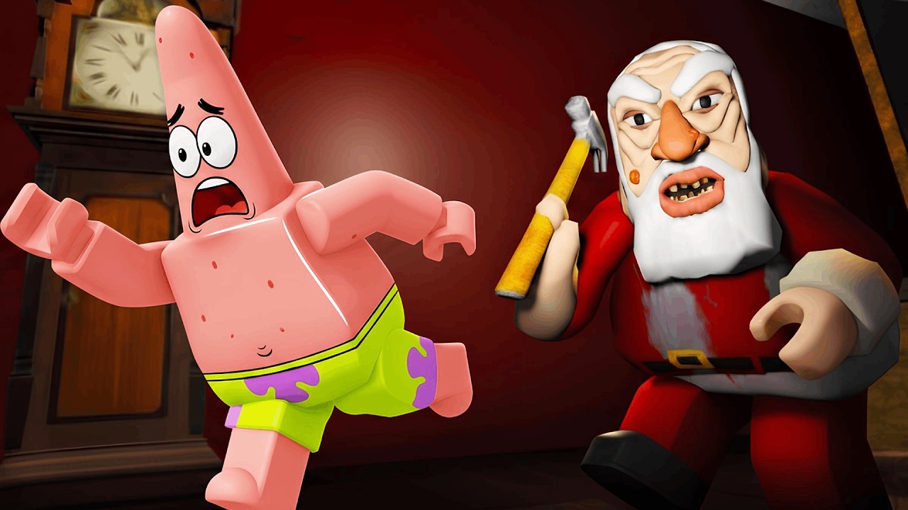 Patrick Plays Run from Grandpa Obby