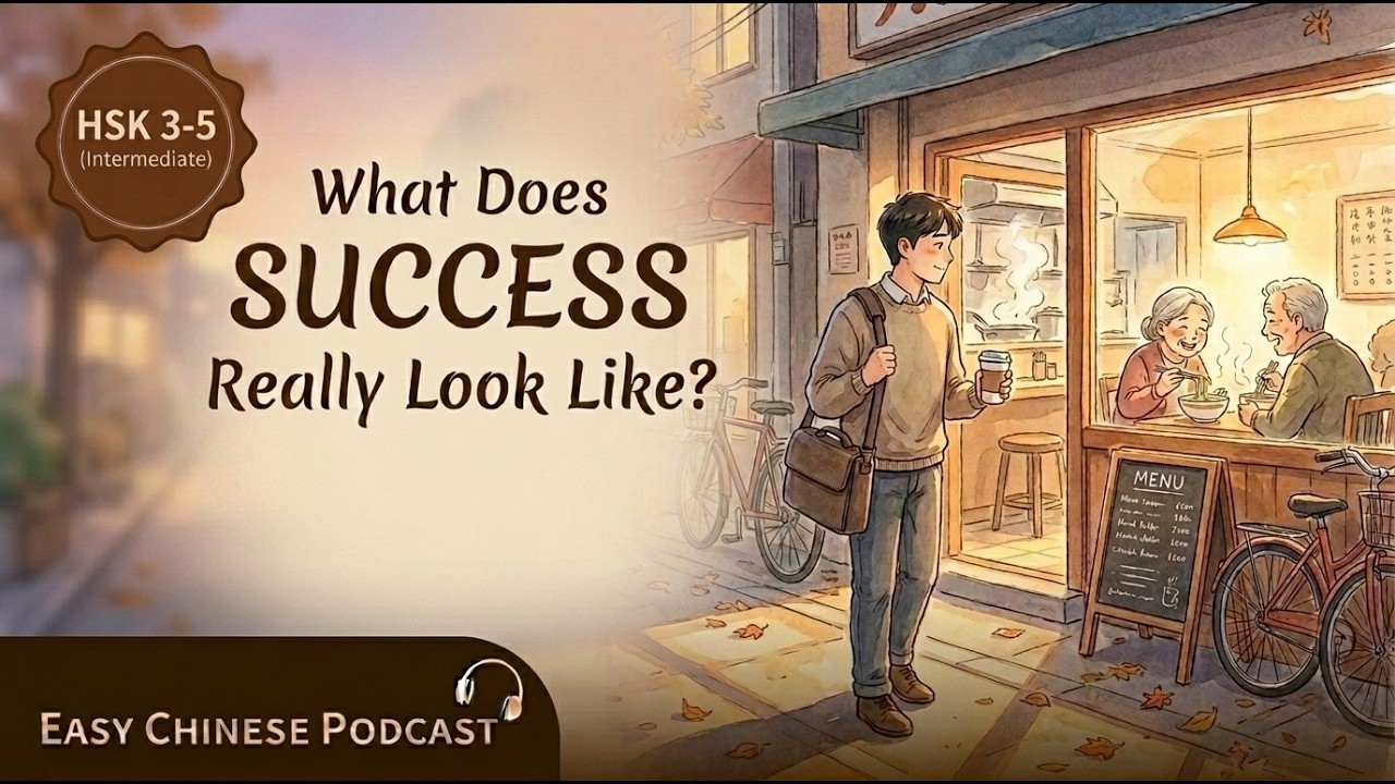 HSK 3-5 | 你爬的山，是你自己选的吗？| What Does Success Really Mean? | Easy Chinese Podcast