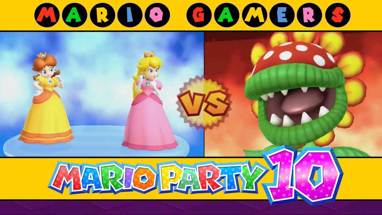Mario Party 10 - Chaos Castle (Peach vs Daisy)