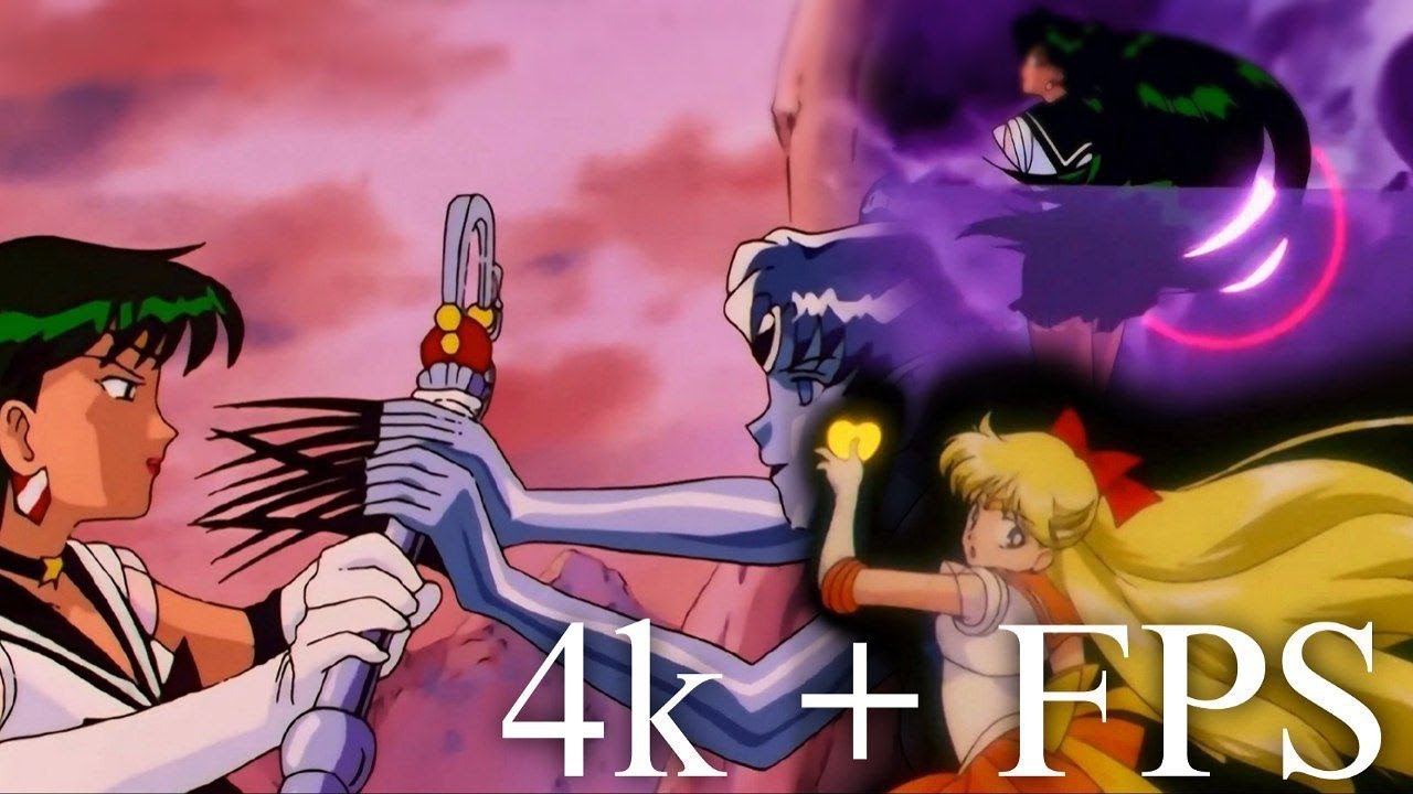 Sailor Plut & Sailor Venus VS Neherenia (4k + FPS) JAP - SUB ESPA&Ntilde;OL