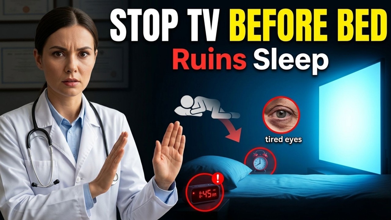 Why TV Before Bed Worsens Sleep || FOR SENIORS