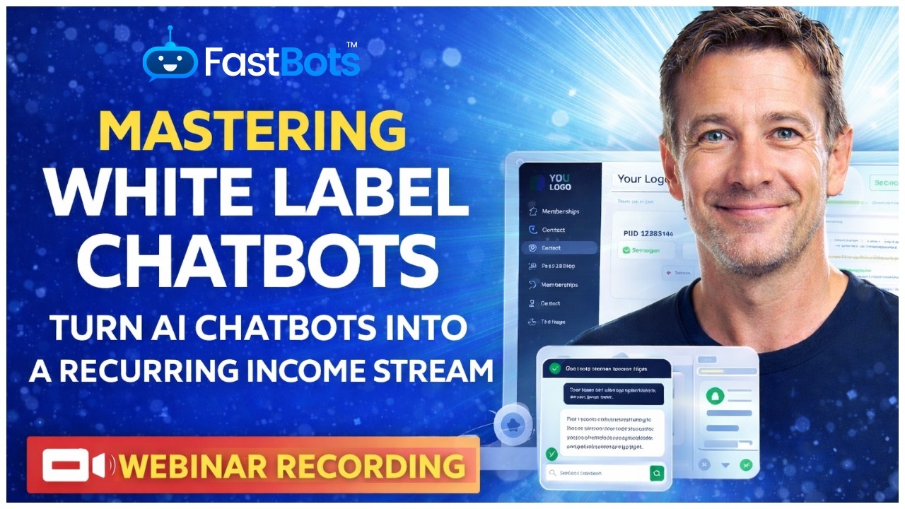 White Label AI Chatbot Platform &mdash; Full Webinar & Demo | FastBots