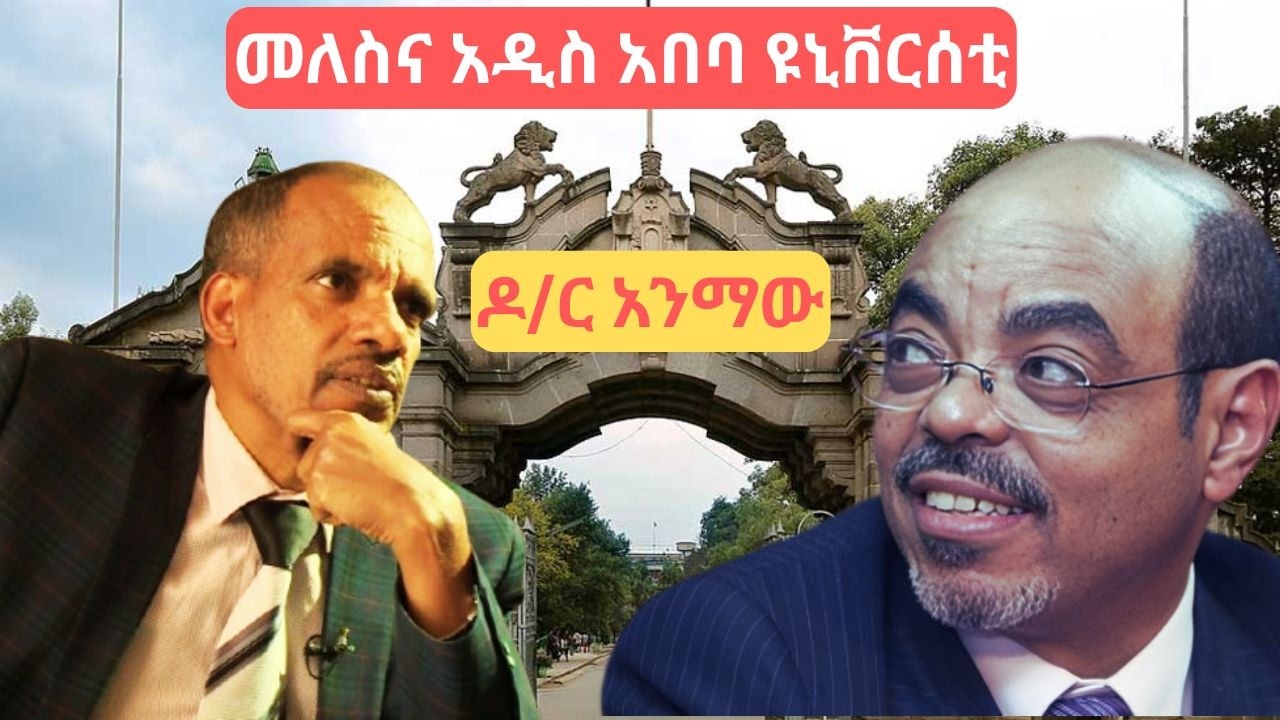 “ዩኒቨርሰቲው መፍረስ ነበረበት” አለን / ዶ/ር አንማው/ d/r anmaw anteneh/meles zenawi/addis abeba university