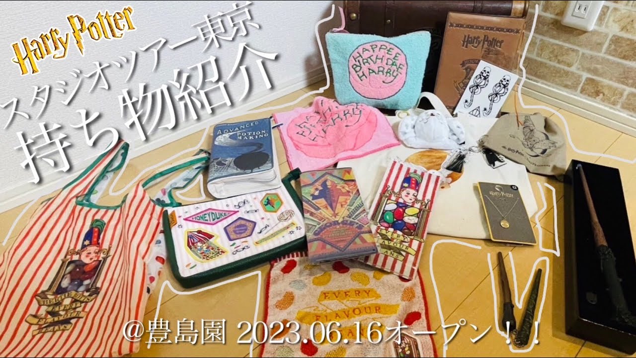 スタジオツアー東京　持ち物紹介！ハリポタオタクが興奮しながらパッキング☆