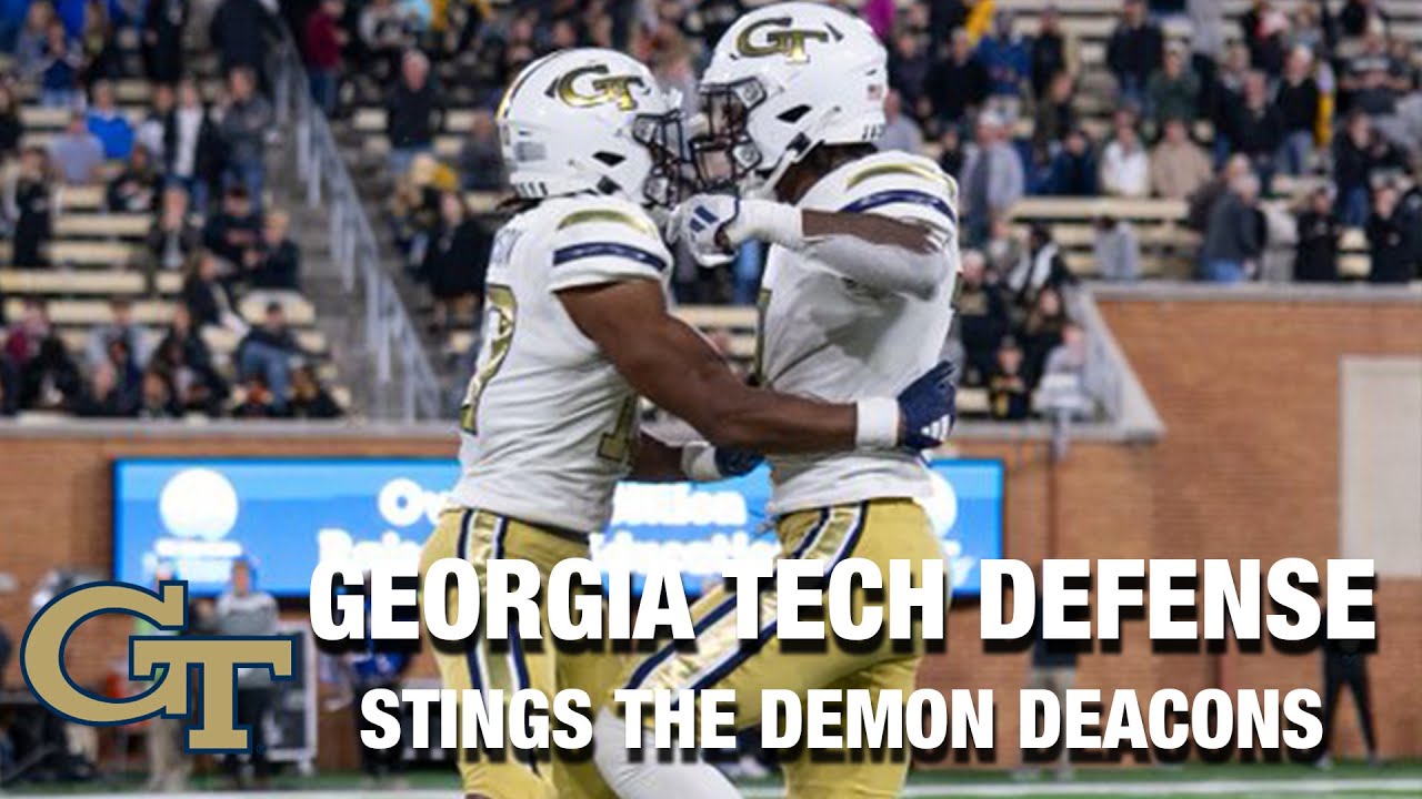 Georgia Tech's Defense Stings The Demon Deacons