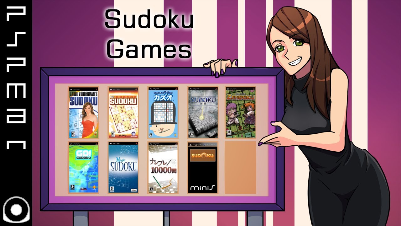 Sudoku Games - PSPMan (Go Sudoku, Carol Vorderman's Sudoku)