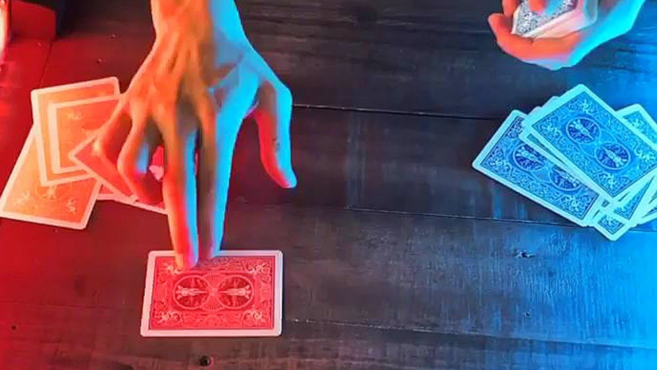 Shin lim Best Magic Trick with Cards ! // Red & Blue card Magic Trick