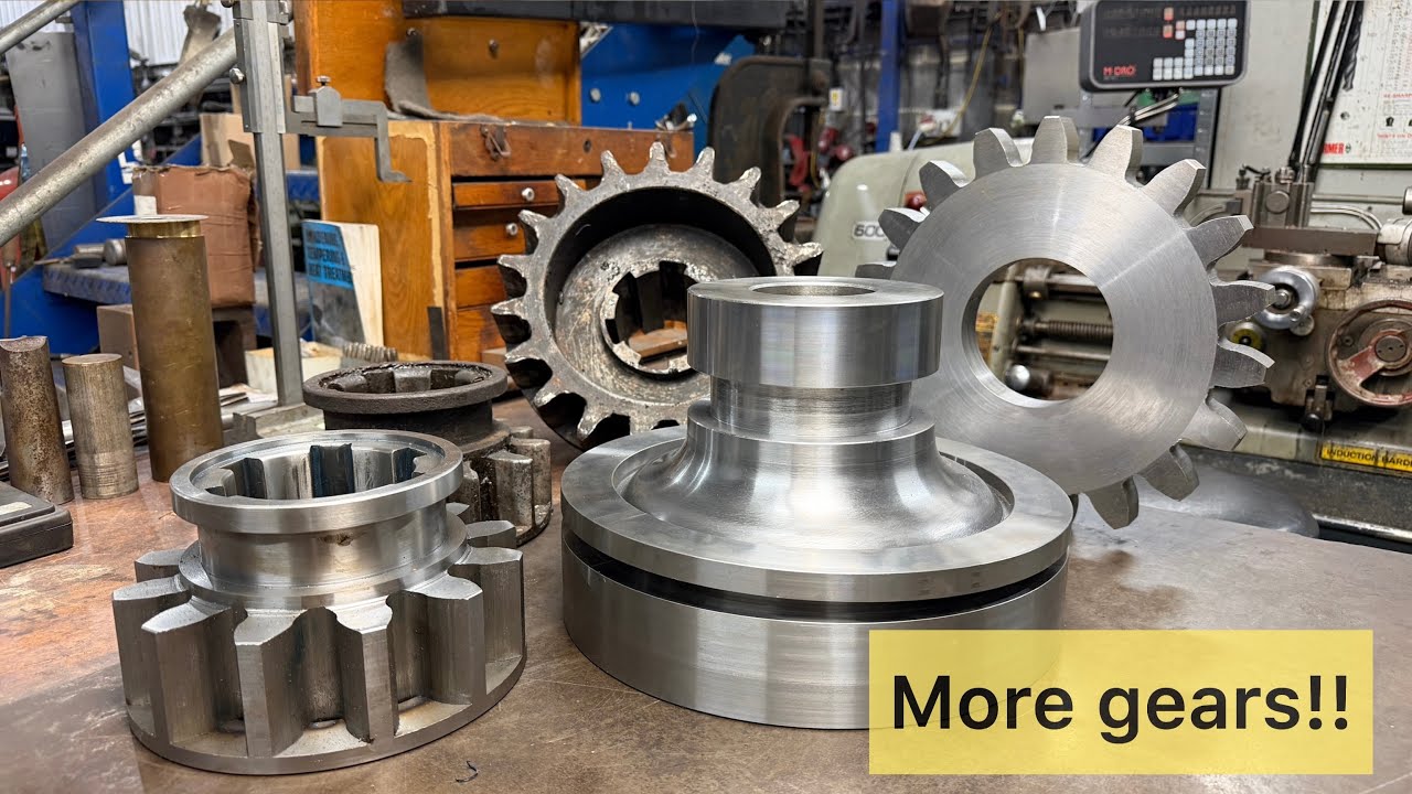 Machining a Gear the Old-School Way (Steam Restoration)