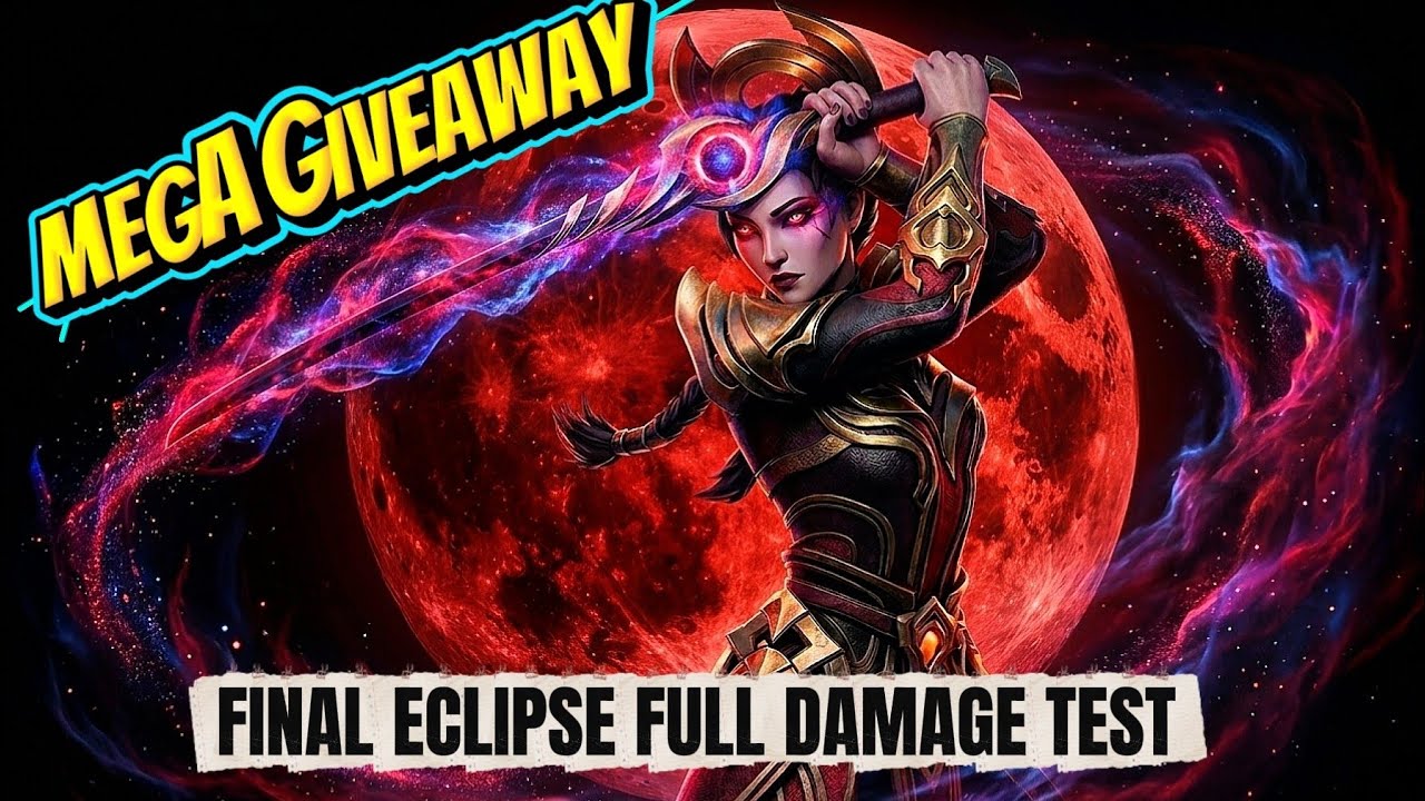 Shadow fight 3: Final Eclipse full damage test (GIVEAWAY ANNOUNCEMENT 🔥)