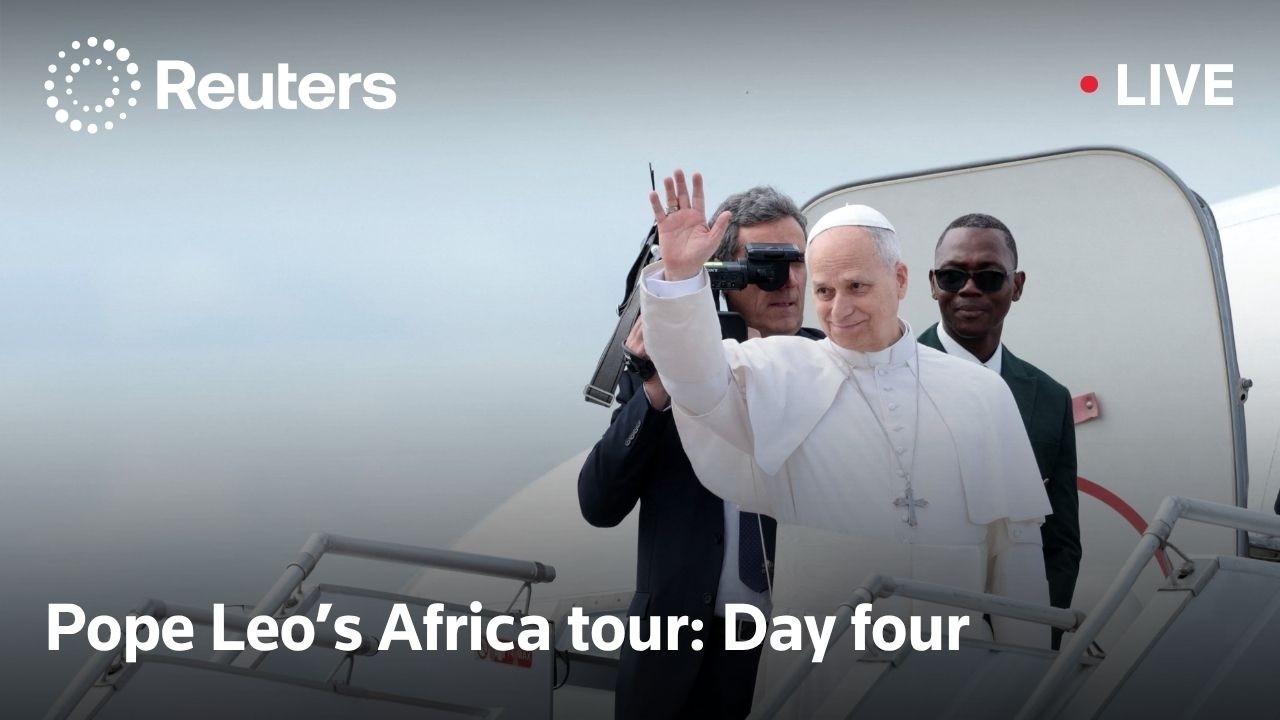 LIVE: Day four of Pope Leo&rsquo;s Africa tour