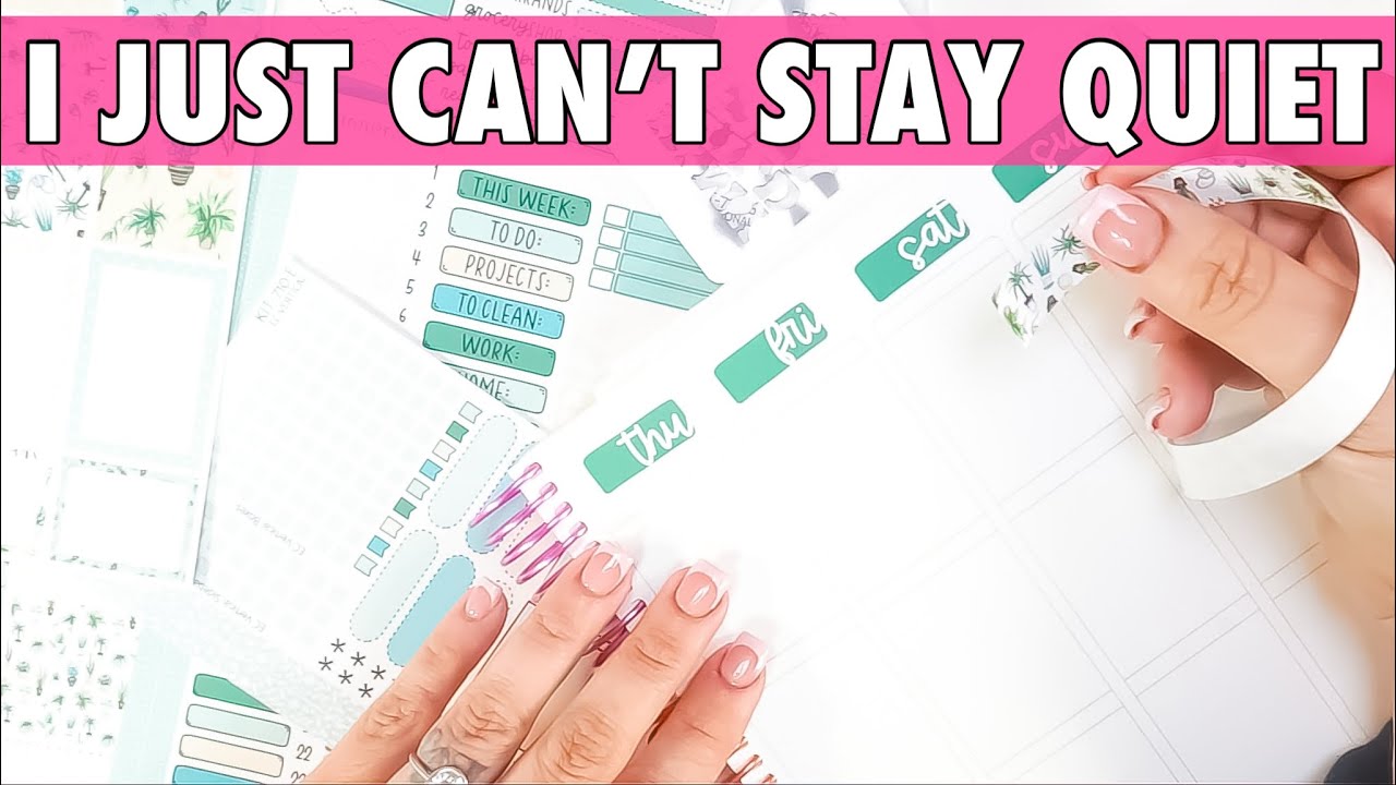 Planner Community Tea: I’m Finally Speaking Out | EC Plan With Me ft. Planner Kate | May 19 - May 25