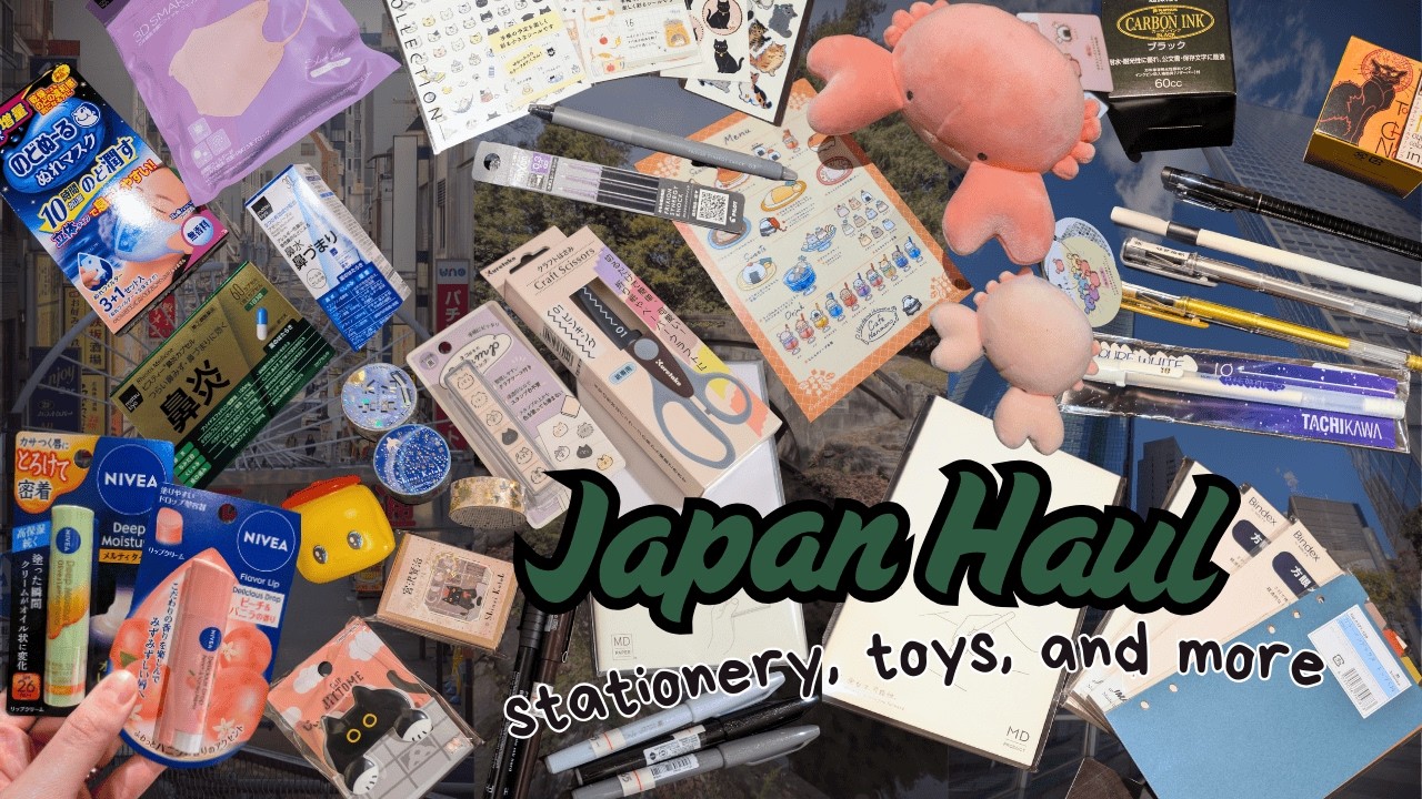 Japan Haul 🇯🇵 | Stationery, Toys, K-Pop Merch, And More | Terrible Hime