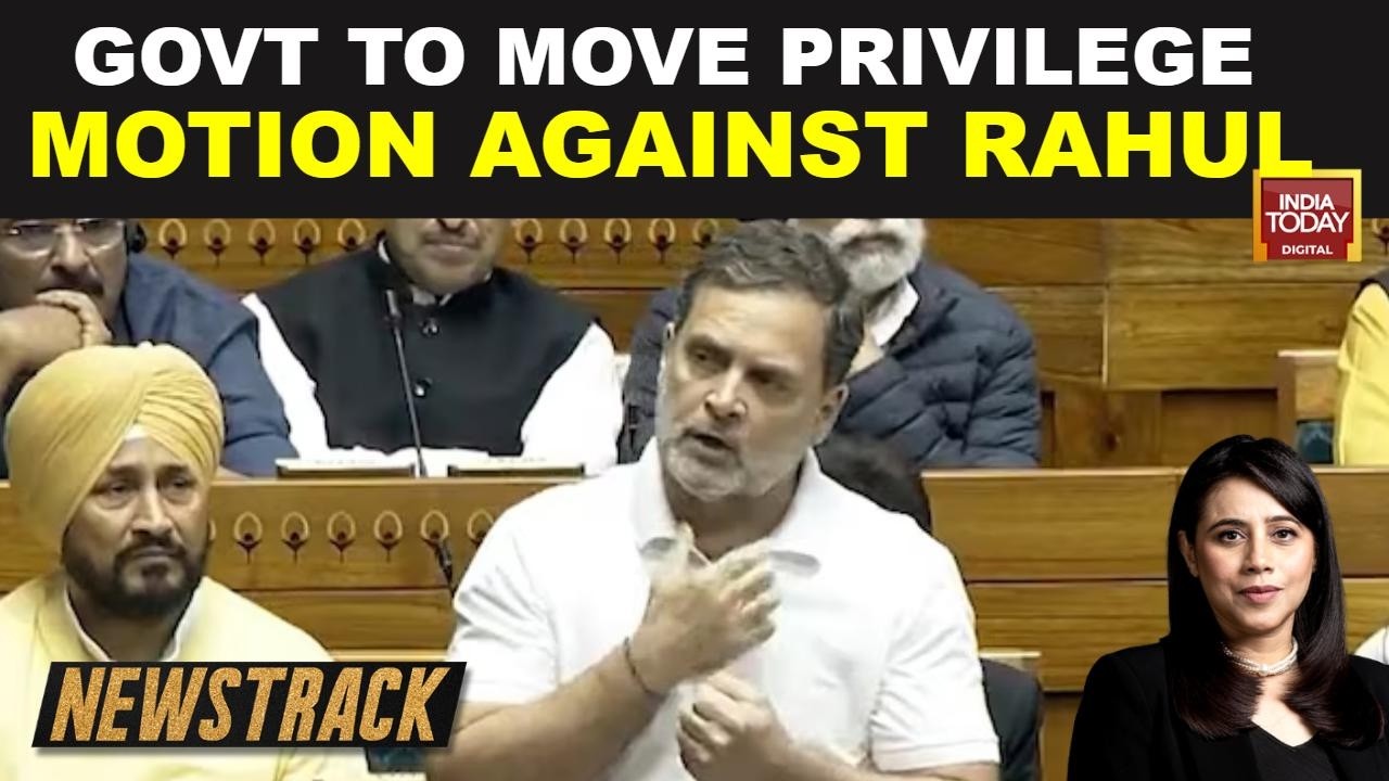 Govt To bring notice For Privilege Motion Against Rahul For Misleading House | Expunged Remarks