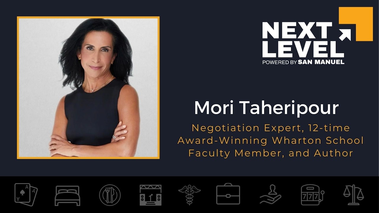 Next Level Careers - Mori Taheripour, Negotiation Expert, Wharton School Faculty Member, & Author