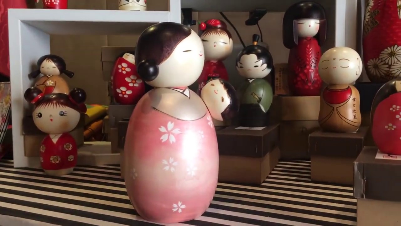 Bambola Kokeshi Yumekomori - Mamma con bambino