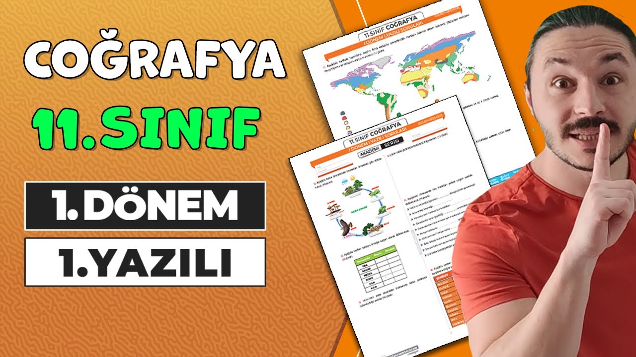 11.SINIF COĞRAFYA 1.DÖNEM 1.YAZILI 2023 📂PDF
