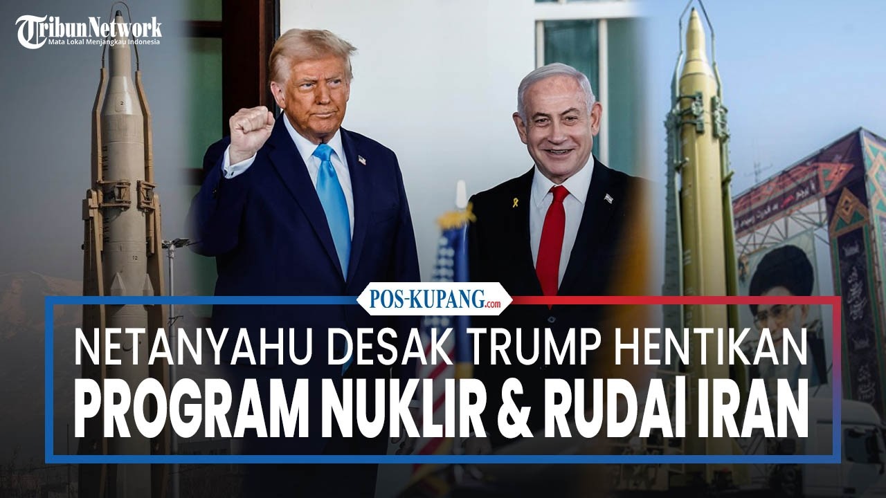 Datangi Washington, Netanyahu Desak Trump Hentikan Program Nuklir & Rudal Iran