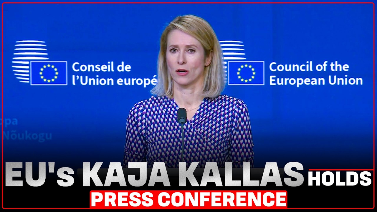 LIVE: Presser by EU foreign affairs chief Kaja Kallas after meeting of EU energy & foreign ministers