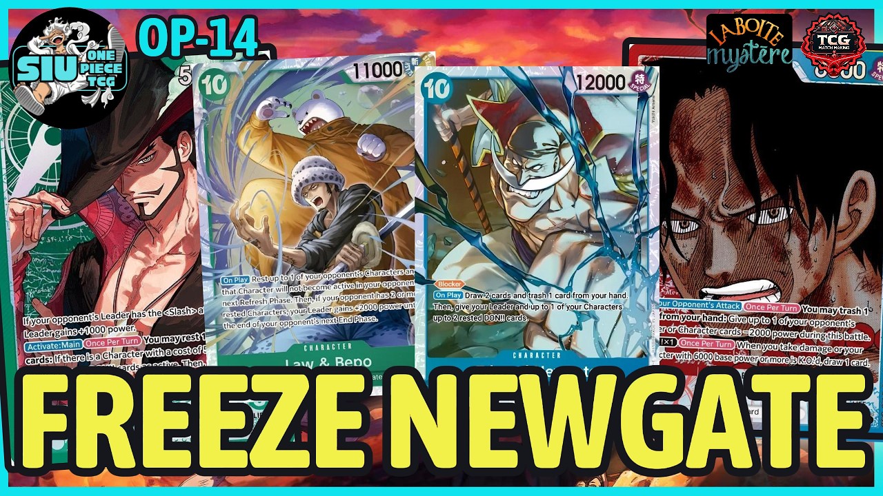 FREEZE NEWGATE - [OP14-EB04] 🟢 Mihawk VS. 🔴🔵 Ace 🎮 GAMEPLAY