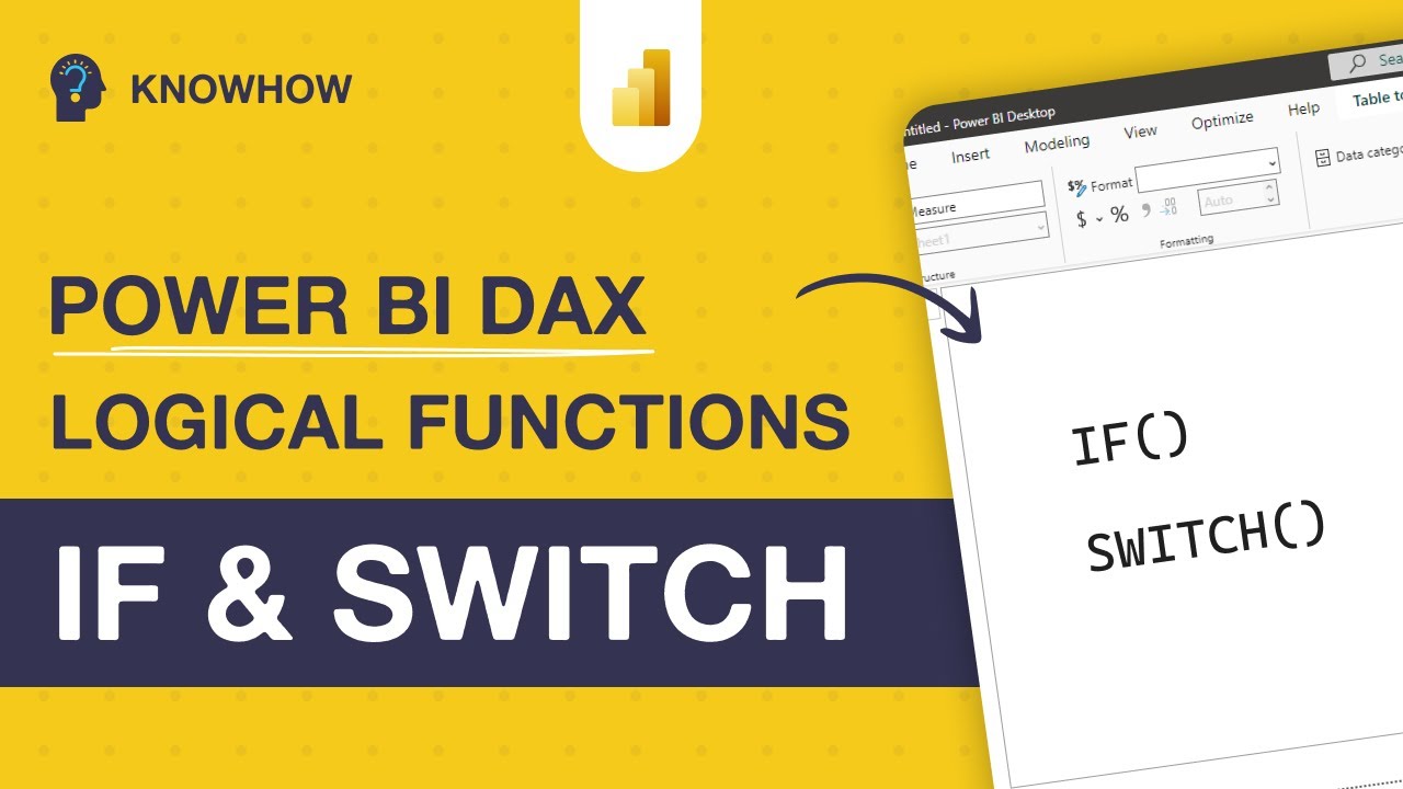 Использование логических функций DAX IF и SWITCH в Power BI