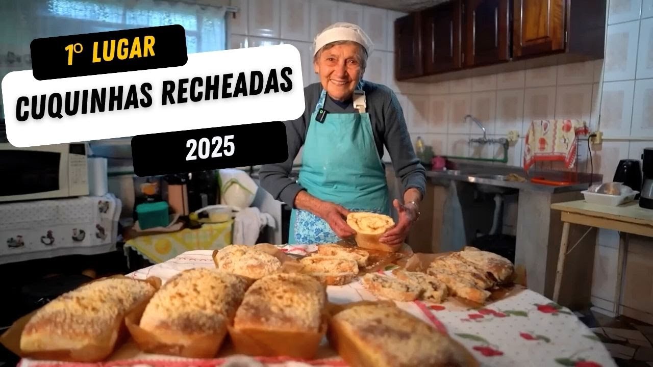 🥇 1º lugar – Receita mais vista do Vale Agrícola 2025: as cuquinhas da dona Valéria, de 82 anos!