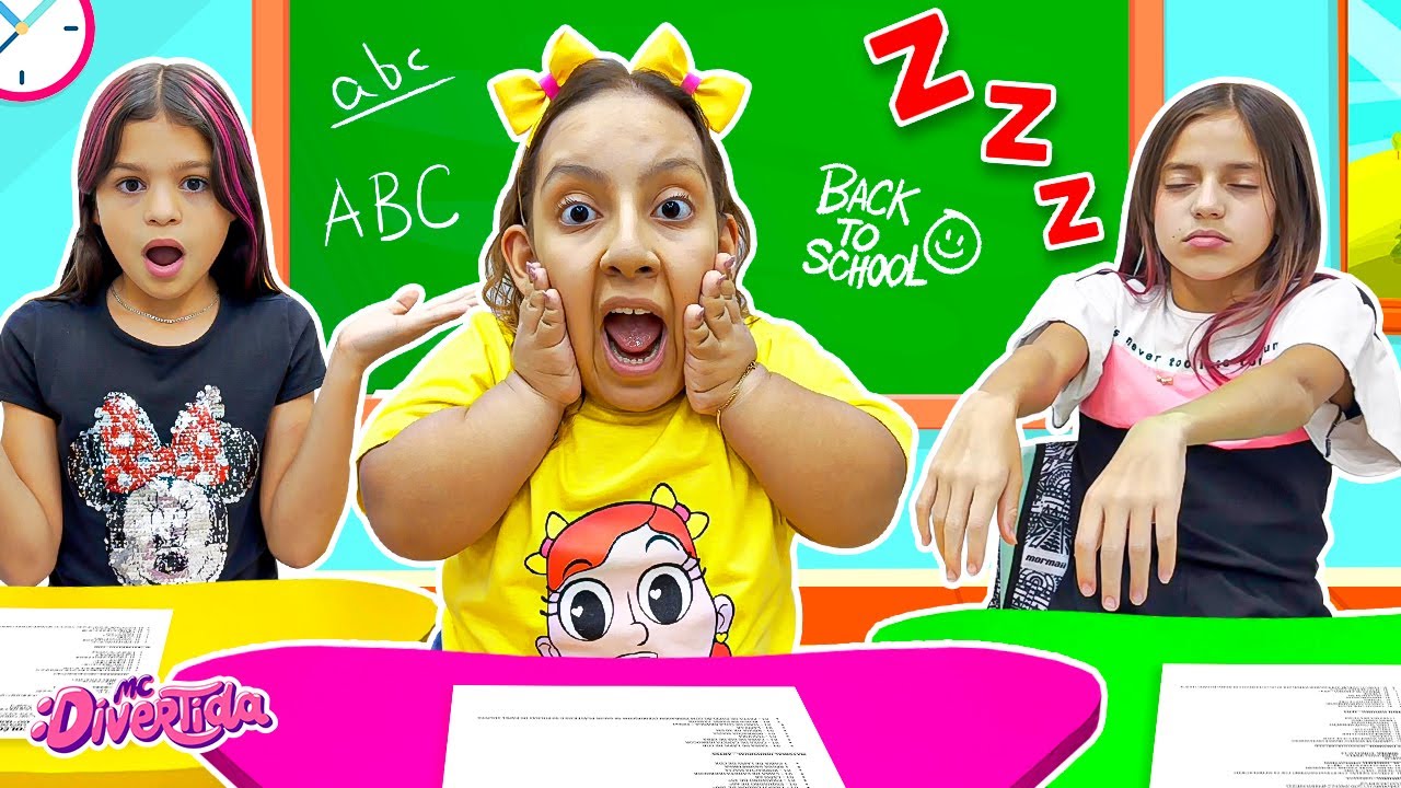 Maria Clara e a Nova Amiga Sonâmbula na Escola - MC Divertida