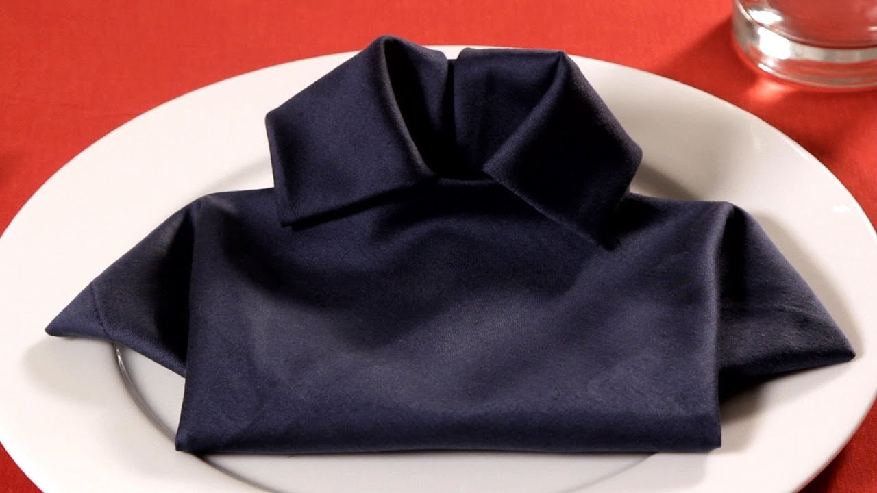 How to Fold a Napkin into a T-Shirt | Napkin Folding