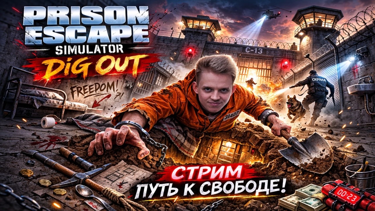 Я СБЕЖАЛ ИЗ ТЮРЬМЫ ЗА 2 ЧАСА | Prison Escape Simulator Dig Out