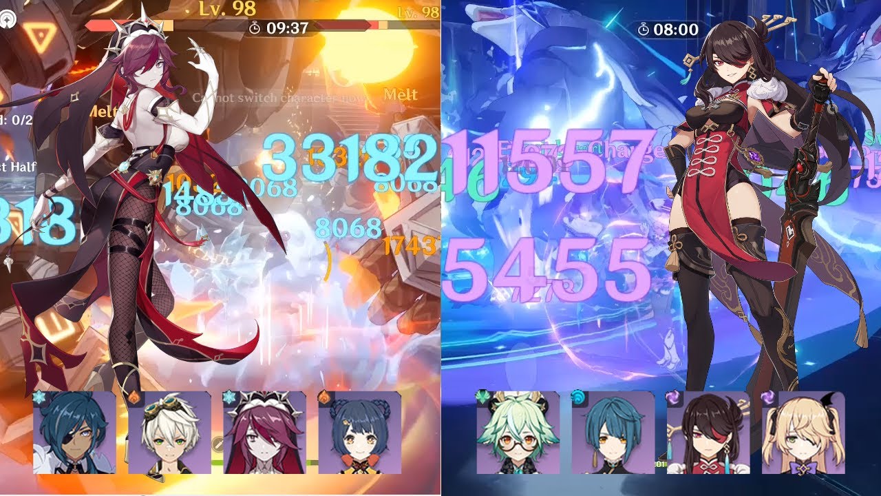 [Genshin 2.5 Abyss] Reverse Melt + Taser Floor 12, 9 star