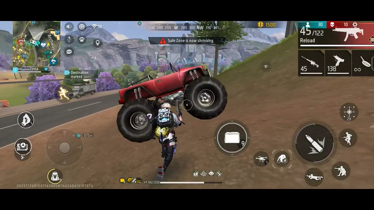 1 vs 4 BR match with 11 kill 