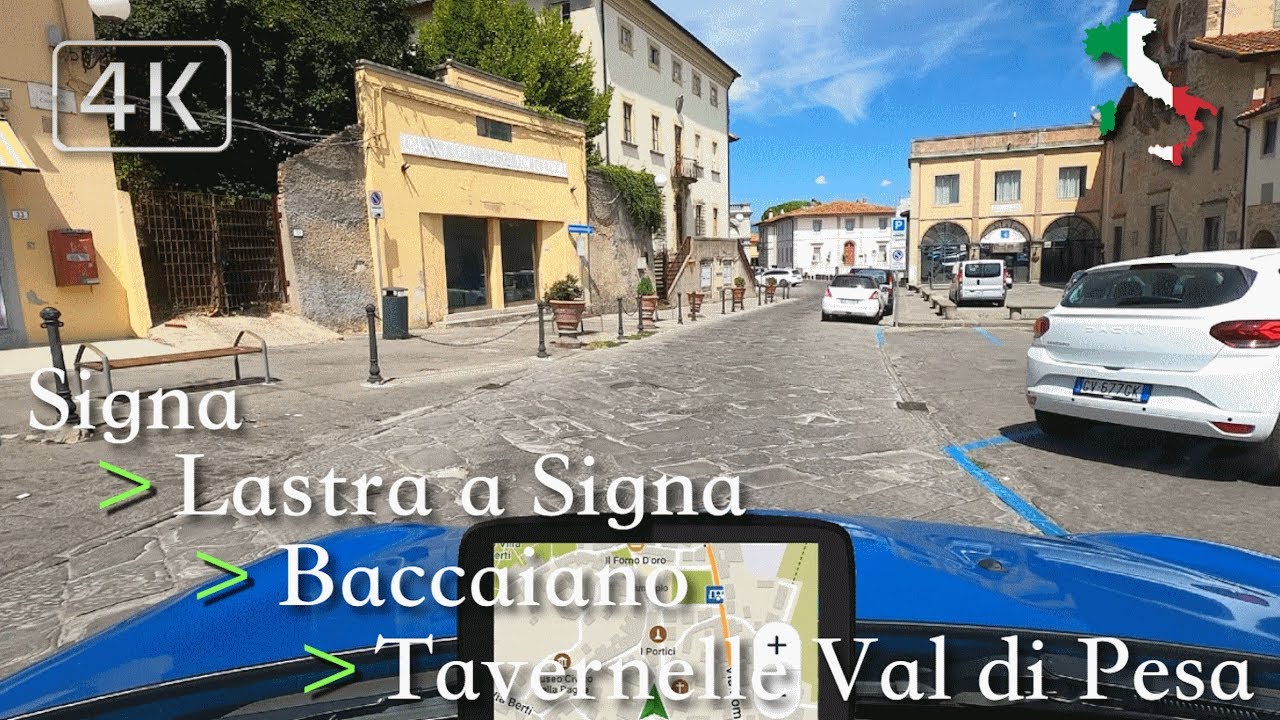 Scenic Drive (Tuscany), Italy [Signa ⩾ Lastra a Signa ⩾ Baccaiano ⩾ Tavernelle val di Pesa] August ⛅