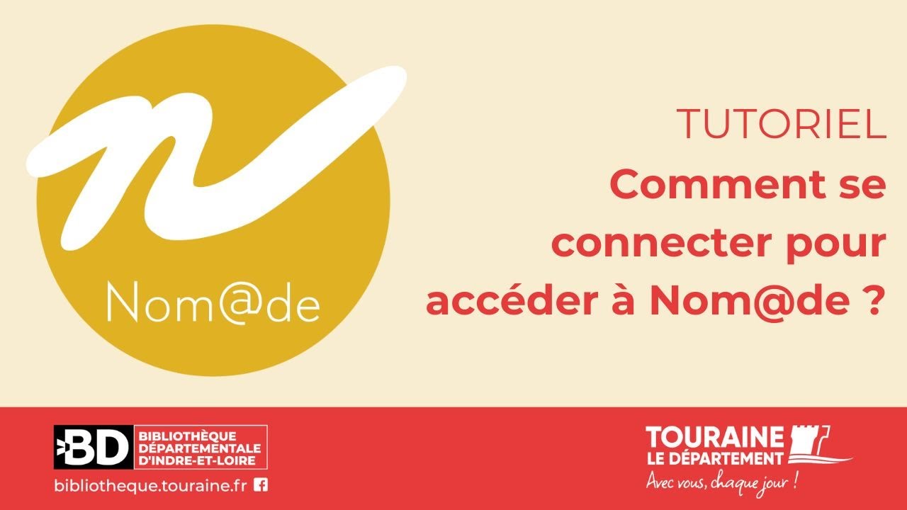 Tuto Nom@de - Se connecter et accéder à la plateforme