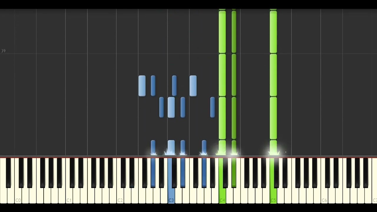 Yann Tiersen - Ninnog (Synthesia Tutorial)