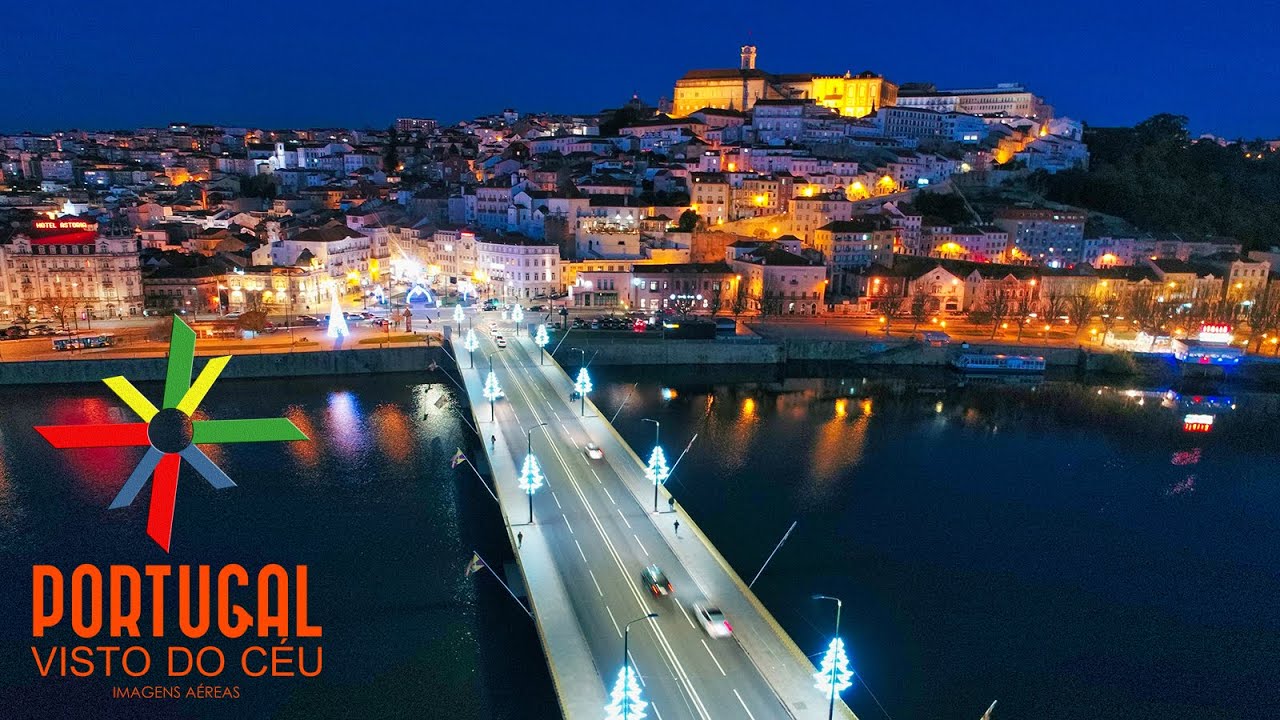 Coimbra at dusk - Coimbra ao anoitecer - 4K Ultra HD