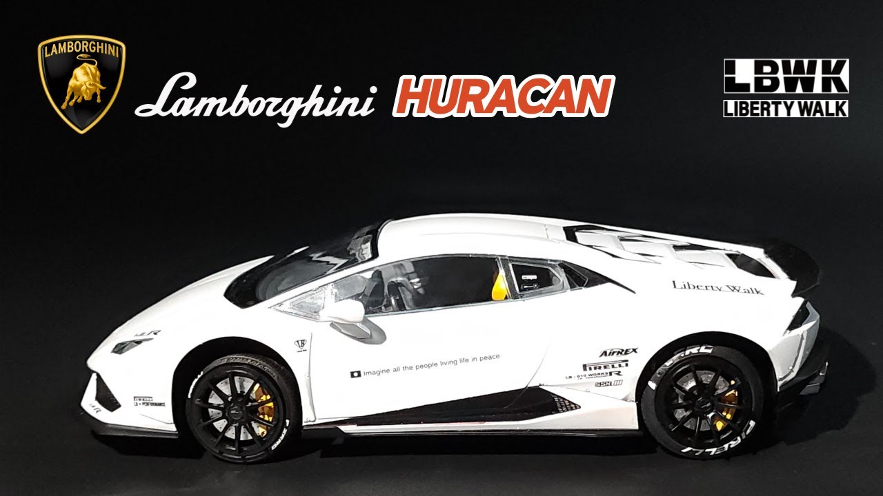 FULL VIDEO BUILD Aosima 1/24 LBWK LIBERTY WALK Lamborgini Huracan