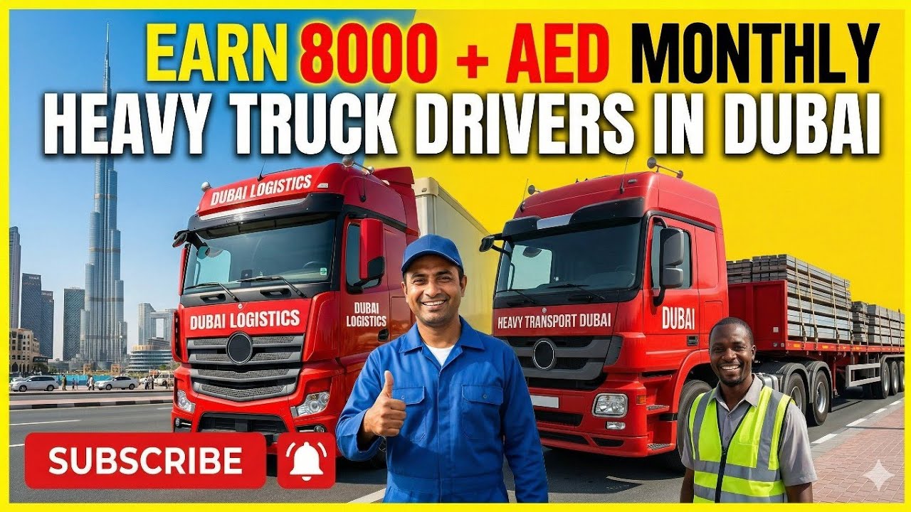 HEAVY TRUCK DRIVER SALARY IN DUBAI 2026 🚛 | MONTHLY EARNINGS & REALITY 🇦🇪 | MONTHLY INCOME IN UAE 🇦🇪