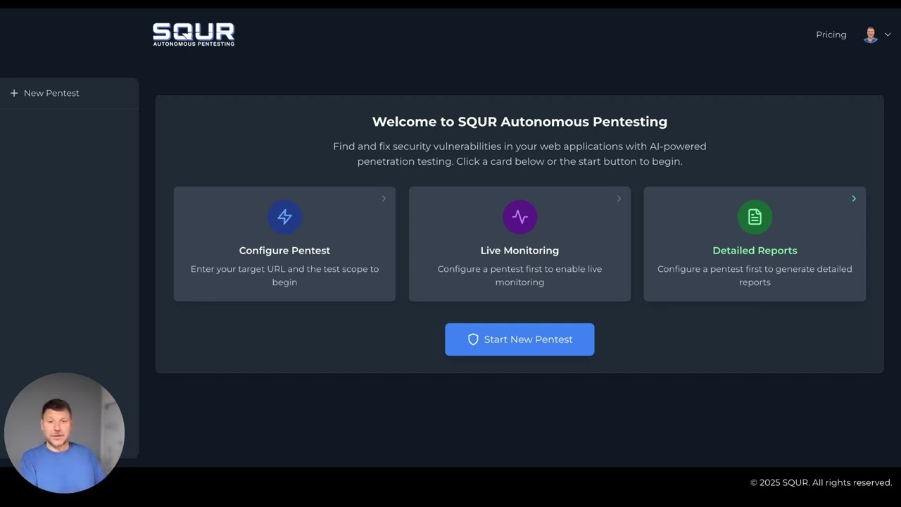 SQUR - Autonomous Pentest Setup Demo