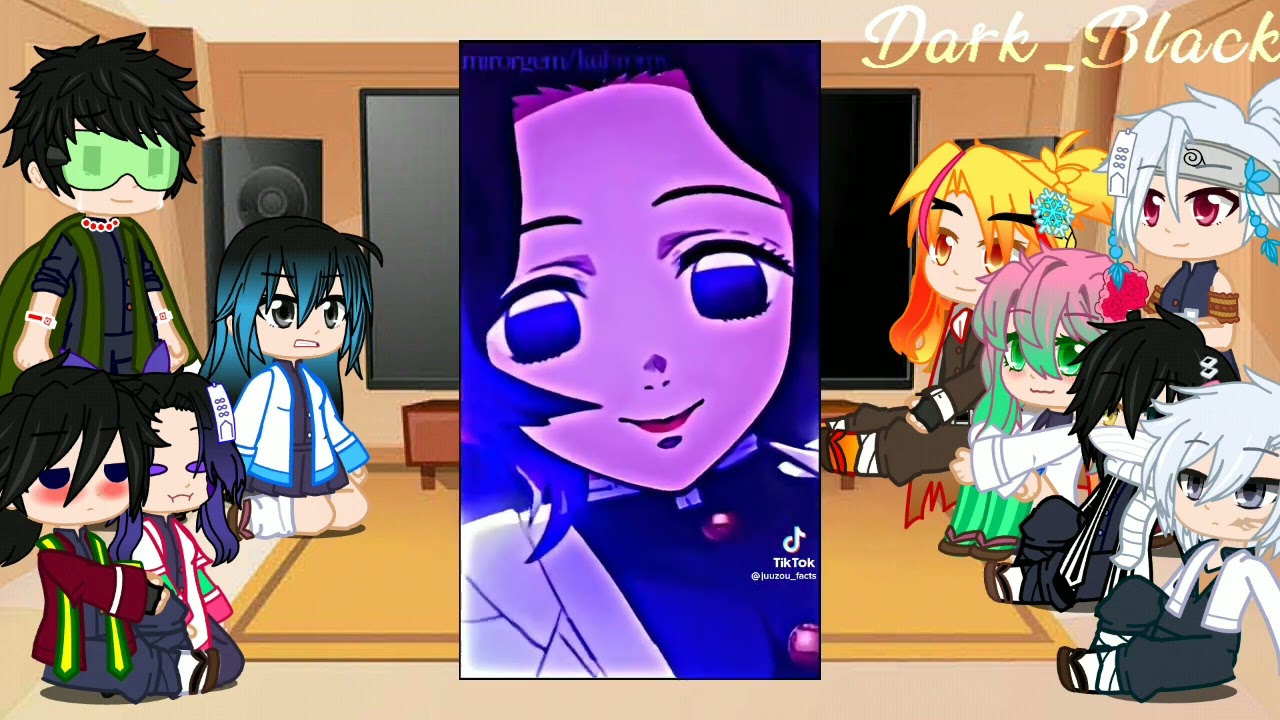 Los pilares + La_novia_de_Tomioka_20 Reaccionan a Shinobu//Giyushino//Obamitsu//Sankana