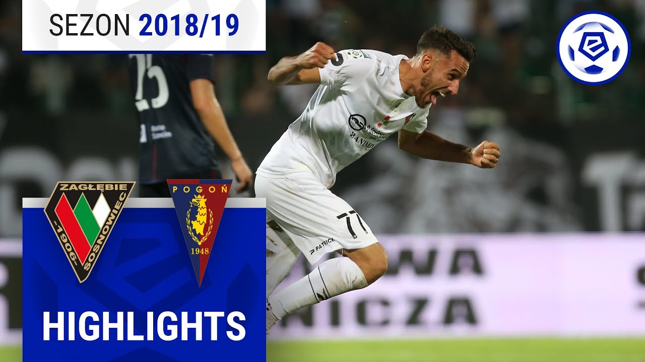 Zagłębie Sosnowiec - Pogoń Szczecin 3:0 | SKRÓT | Ekstraklasa 2018/19 | 3. Kolejka