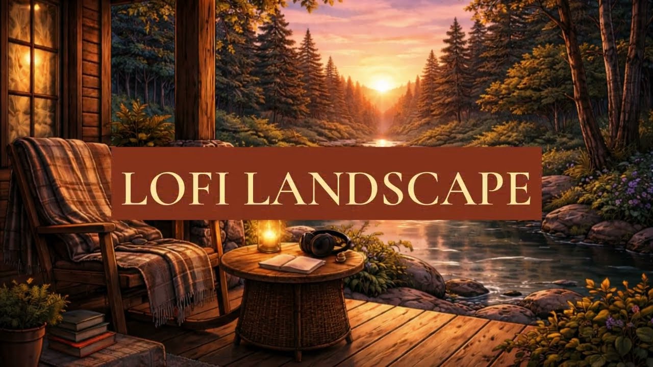 Cozy Creekside Cabin Lofi 🪴 Peaceful Beats to Relax, Focus & Unwind