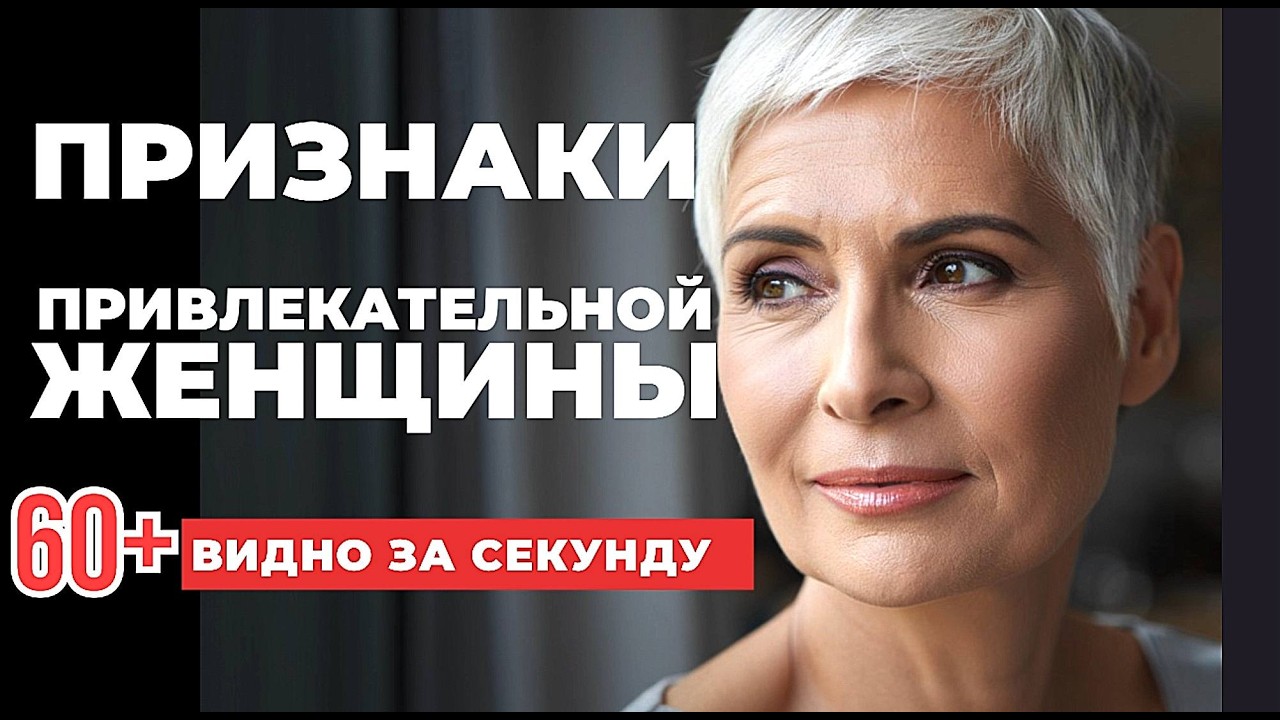 9 признаков ЖЕНЩИНЫ 60+, которая притягивает взгляды за 3 секунды (это видно сразу)