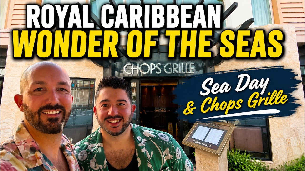 Лайнер Royal Caribbean Wonder of the Seas | Расслабляющий день в море и наш обзор ресторана Chops...
