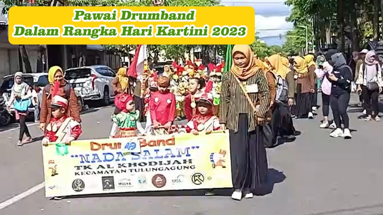 Part3 Pawai Drumband 2023 Memperingati Hari Kartini , Tulungagung 11-03-2023