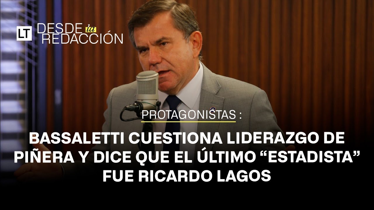 Bassaletti cuestiona liderazgo de Piñera y asegura que el último 