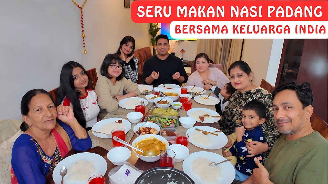 Seru Makan Nasi Padang Bersama Keluarga India‼️Buka Puasa Ke 28‼️