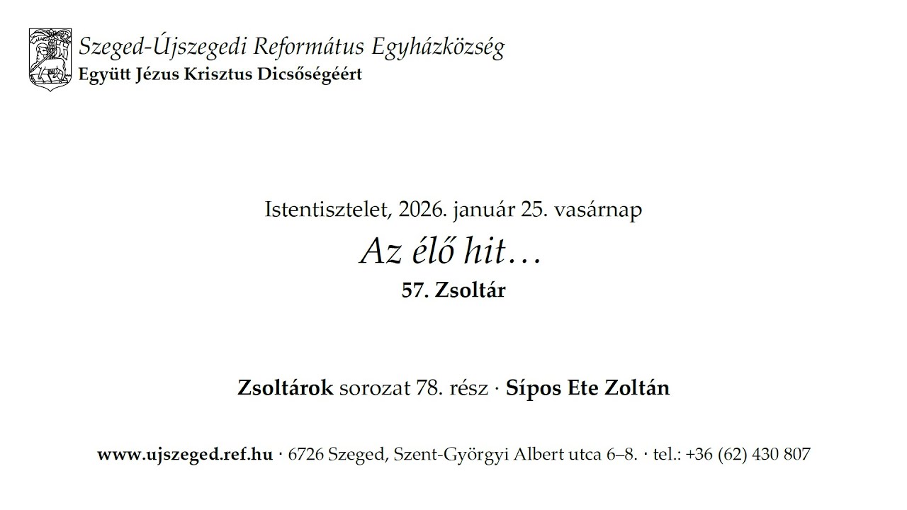 Az élő hit...